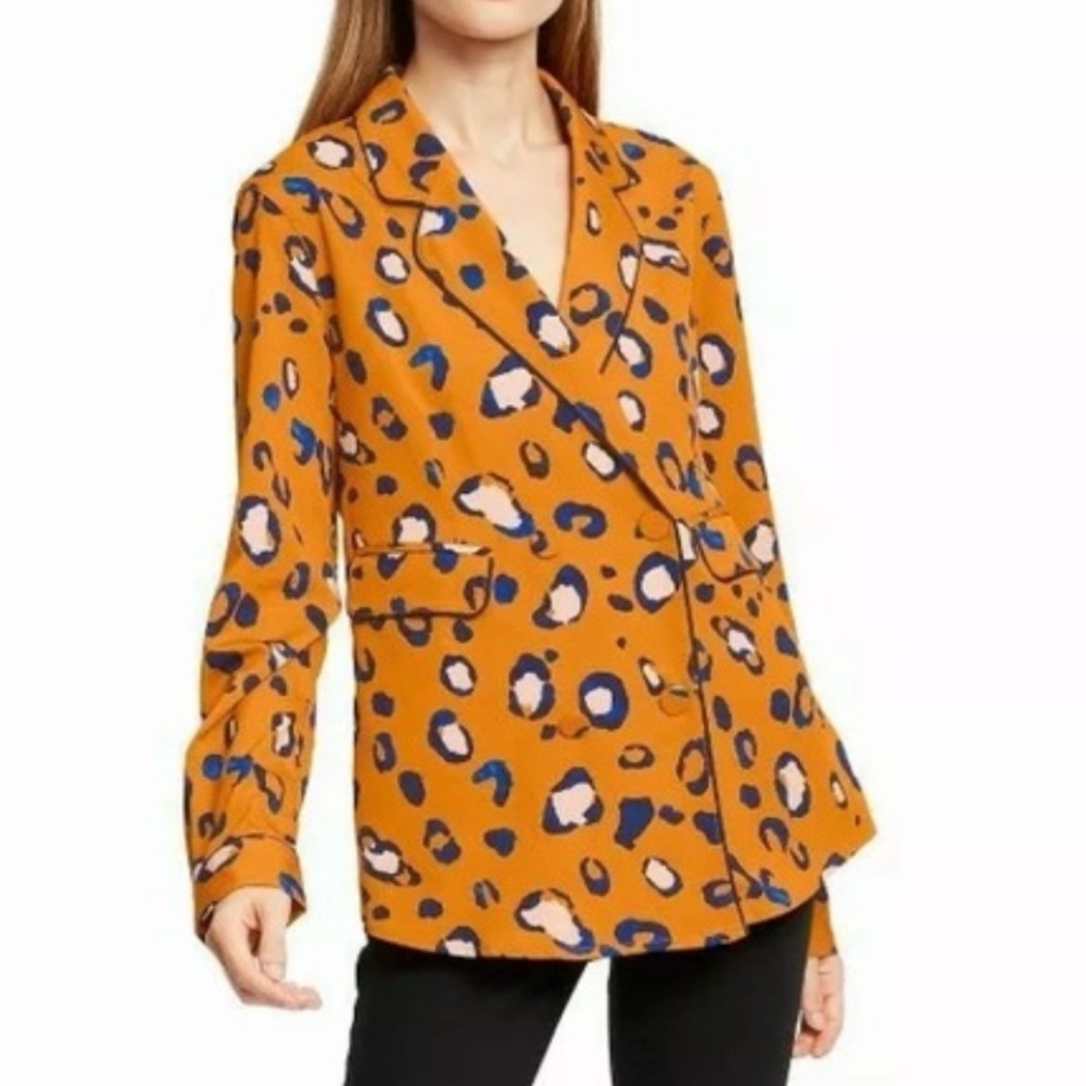 3.1 PHILLIP LIM For Target Colorful Leop Print Blazer—SZ. XS